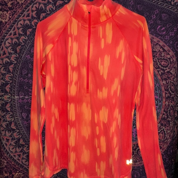 Under Armour 1/2 Zip, Fitted Athletic Shirt - Picture 1 of 5